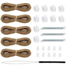 RV Pleated Shade Repair Kit, RV Window Shade Restringing Kit for Day Night Pl...