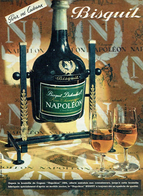 advertising 0223 1959 cognac bisquit Dubouché Napoleon 1804 cad