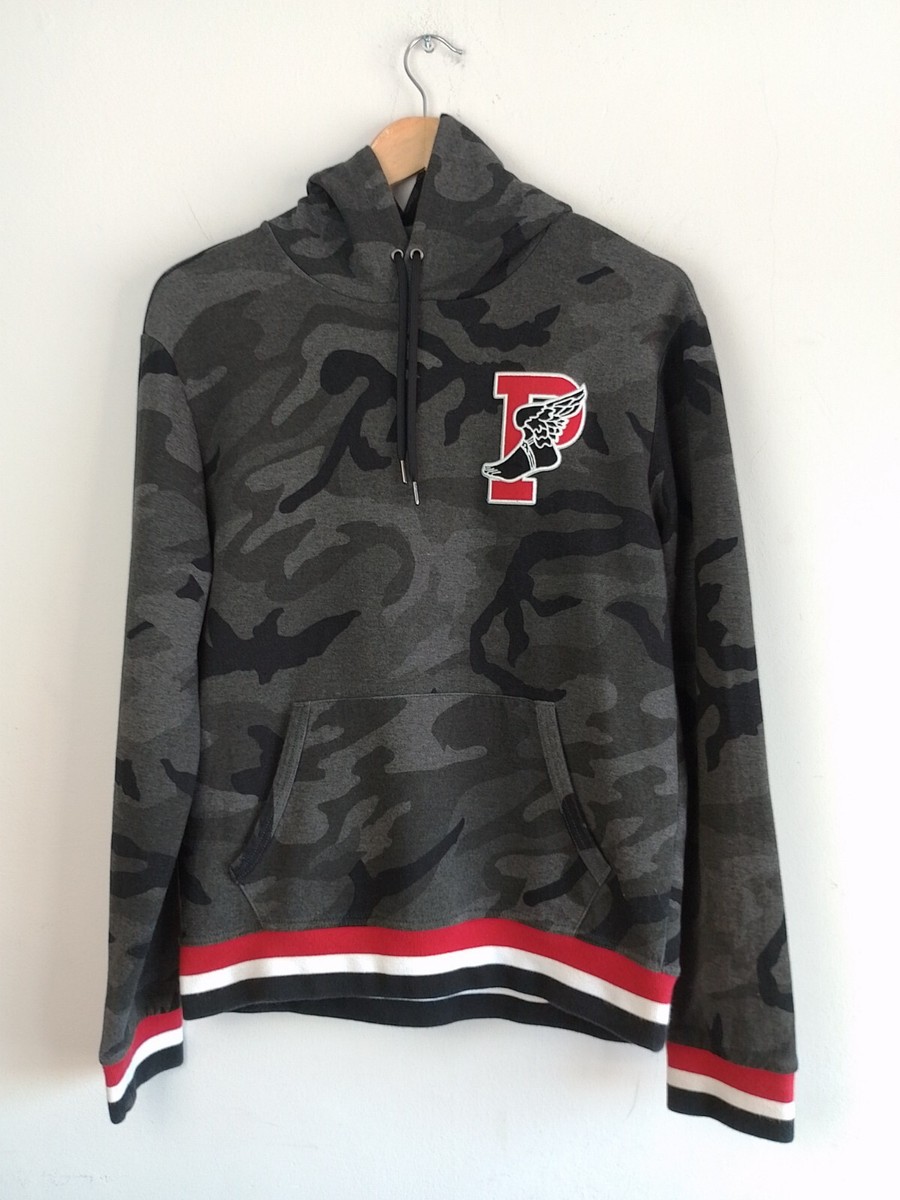 Polo Ralph Lauren Grey Camo P Wing Logo Hoodie Hooded Jumper
