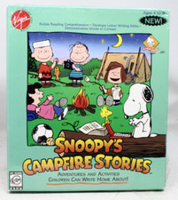Snoopy's Campfire Stories CD-ROM PC Game 1996 Peanuts Big Box - New - See desc.
