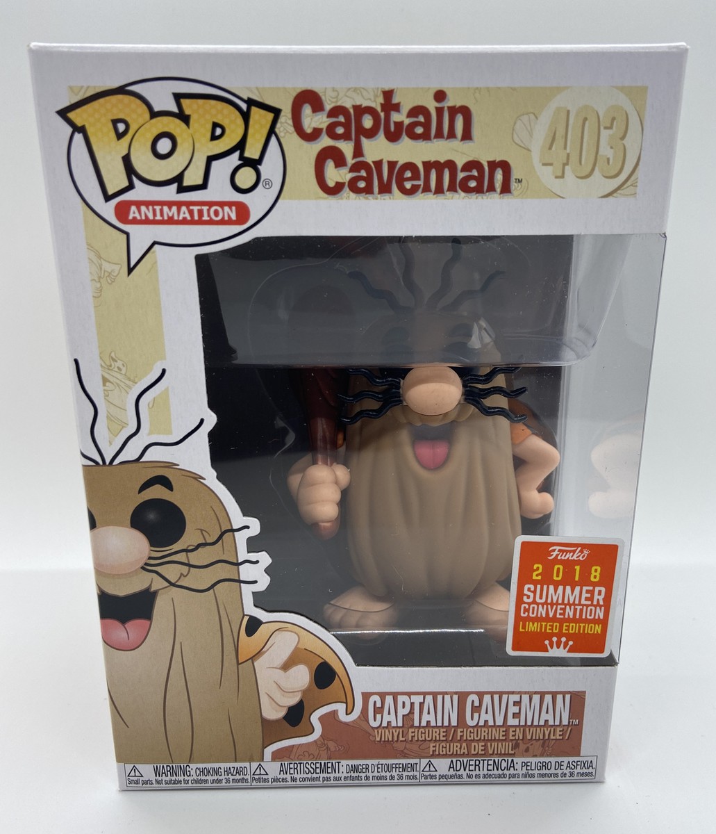 Funko POP Captain Caveman 403 SDCC 2018 Hanna Barbera Exclusive | eBay