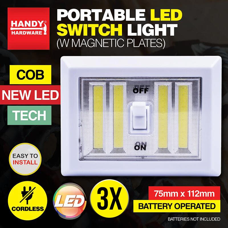Battery powered cheap light switch