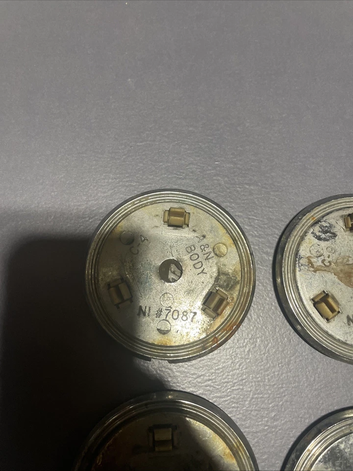 (5) Tapacubos de alambre Oldsmobile Olds Cutlass Calais Cutlass Ciera años 80-90 tapas centrales Foto 3 de 4