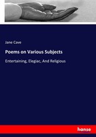 Jane Cave | Poems On Various Subjects | Taschenbuch | Englisch (2017) | 192 S.