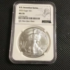 2023 1oz Silver Eagle US Invention Series- Fiber Optic Cable NGC MS70