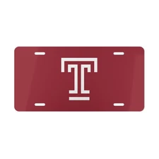 Temple Owls NCAA Car Front License Plate Tag Vanity Style – Auto Metal Aluminum