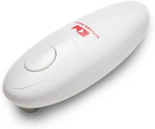 Auto Electric Can Opener: Safe, Easy with One Touch, Smooth Edge, Battery Operat