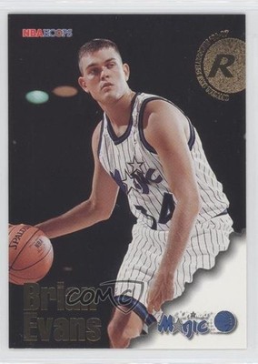 1996-97 NBA Hoops Rookies Brian Evans #286 Rookie RC 9cv