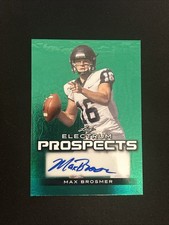 MAX BROSMER 2024 Leaf Electrum Prospects Green /5 SSP Minnesota Vikings