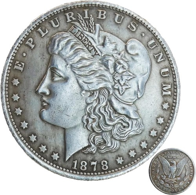 #ad Rare Collectible Antique Historical Coin Exquisite Design Old Silver Dolla $14.10