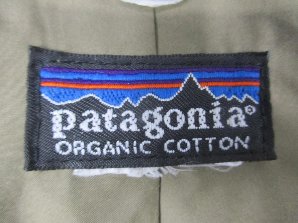 Abrigo deportivo Patagonia para hombre tostado pana algodón orgánico parche en el codo 3 botones Foto 3 de 4