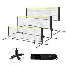 VEVOR  Badminton Net,Height Adjustable Volleyball Net,10ft Wide Foldable Pickleba