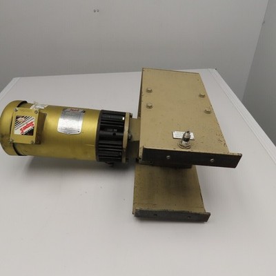 Reliance 4RP45 30:1 Ratio 58 RPM Right Angle Gear Motor 1Hp 230/460V W/ Brake