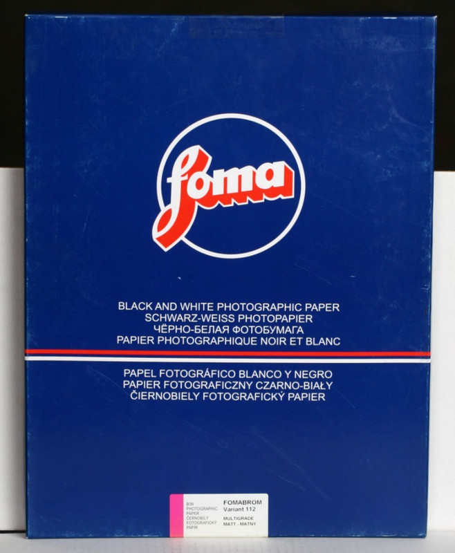 FOMA FOMABROM VARIANT 112 multigrade B&W PHOTO PAPER 50-12x16 shts matt unopened