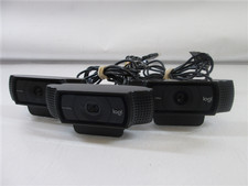 Logitech V-U0028 Webcam USB HD Video Camera Tested Working Used Good Lot of 3