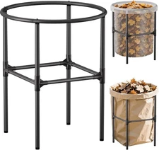 Heavy-Duty Garden Trash Bag Holder – 30-55 Gallon Outdoor Yard Waste Bag Stan...