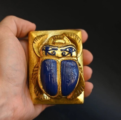 Authentic Ancient Egyptian Antiquities Rare Egyptian Scarab Statue Egyptian BC