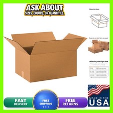Ship Now Supply 20 x 14 x 10 Medium Corrugated Cardboard Boxes, Pack of 20