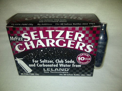 #ad wireless 40 soda chargers 8g wireless seltzer water cartridges 4 boxes of... $38.65