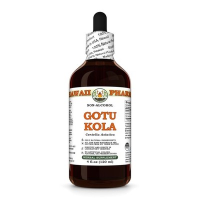 Gotu Kola (Centella Asiatica) Glycerite, Dried Leaf Liquid Extract