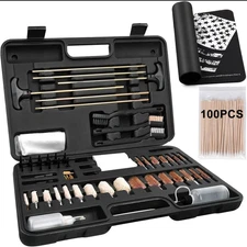 New: Universal Gun Cleaning Kit – Shotgun, Pistol, Rifle with Mat & Case