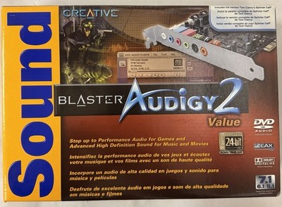 NEW - Creative Sound Blaster Audigy 2 - PCI Sound Card SB0400