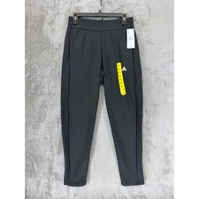 Adidas Womens W FL Taper Pant Black Fleece Joggers JN6880 Size Small New