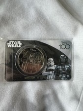 2023 Star Wars Darth Vader £5 Coin. Disney 100. BU Pitcairn Islands. Brand New.