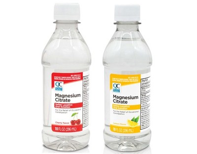 Quality Choice Magnesium Citrate, Saline Laxative Cherry + Lemon Flavor 10 Fl Oz