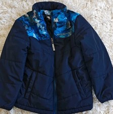 ZeroXposur Childs Size 6-7 Puffer Coat Blue, Warm