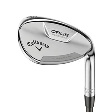 CALLAWAY OPUS PLATINUM CHROME SAND WEDGE 56°-12° (BOUNCE) S GRIND STEEL WEDGE FL