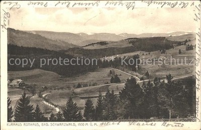Rothaus Grafenhausen Kurhaus Rothaus Panorama Schwarzwald