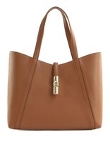 Furla Goccia Tote Bag L Shopper Tasche Brandy Braun Neu
