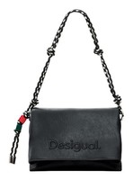 Desigual Half Logo Venecia 4.0 Crossbody Bag UmhäNgetasche Tasche Black