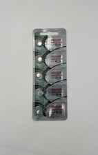 5 Maxell 319 SR527SW Silver Oxide 1.55V Low Drain Coin Cell Batteries Exp 2027