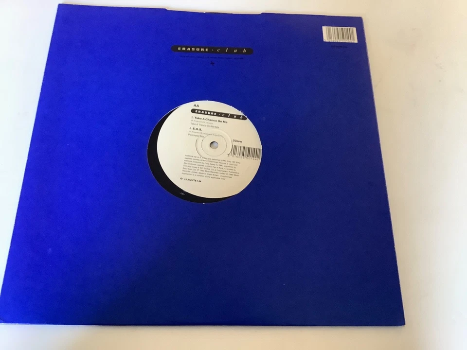 Erasure – Voulez Vous / Lay All Your Love On Me 12" Vinyl 1992 Mute - Image 2 of 4
