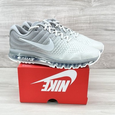 New In Box Nike Air Max 2017 Gray White Light Bone 849559-005 Men Size 11.5