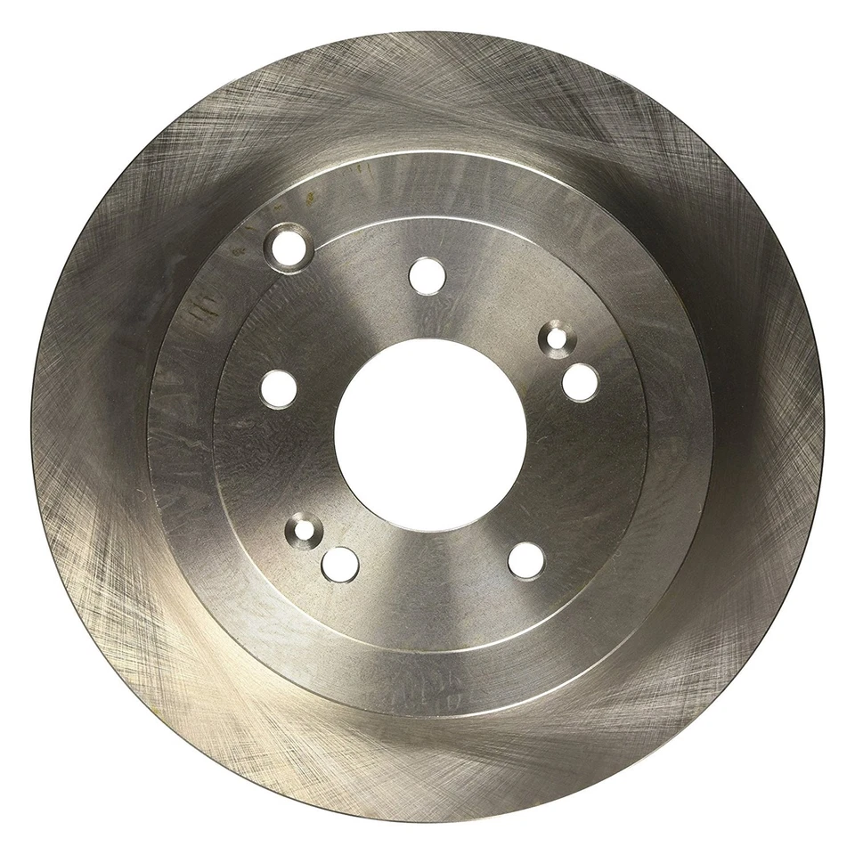 For Hyundai Santa Fe 07-09 Bendix Global Premium Plain Solid Rear Brake Rotor Foto 2 de 3