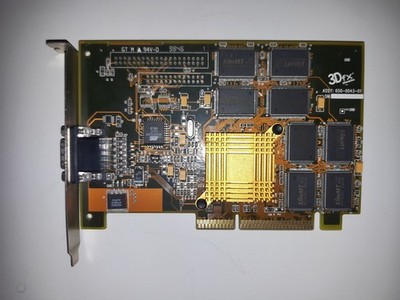 Grafikkarte 3Dfx Interactive AGP Elpin Voodoo Banshee 600-0043-01 *getestet*