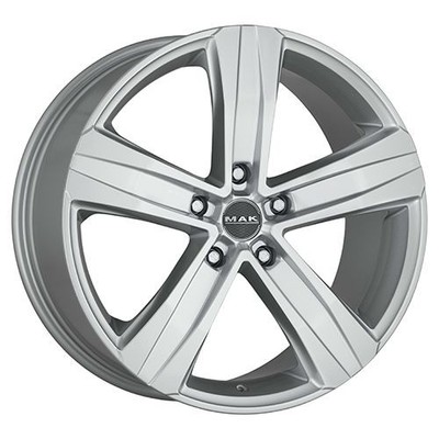 1x MAK STONE 5 3 silber 7.5Jx18 5x160 ET50