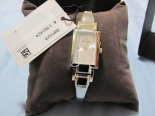 Bulova Classic Diamond Two-Tone Stainless Steel Quartz Ladies Watch 98P229 / NWT