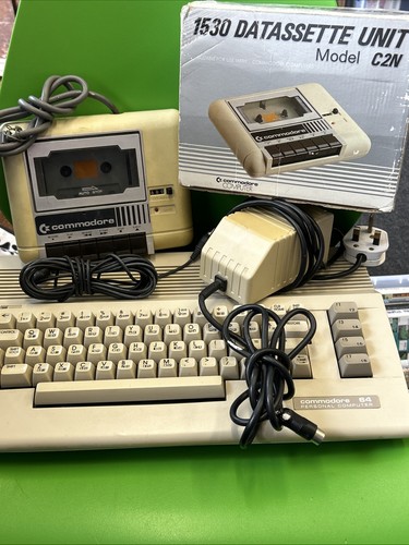 COMMODORE 64 COMPUTER + DATASSETTE - TESTED + WARRANTY - C64 - CHEAPEST ...