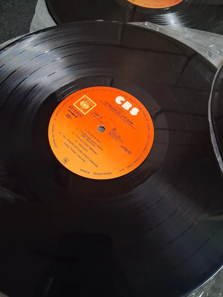 Leo Dan Box Set 3 Lps Lo Mejor De Leo Dan NM Rare Original 1964 1975 Argentina - Image 4 of 4