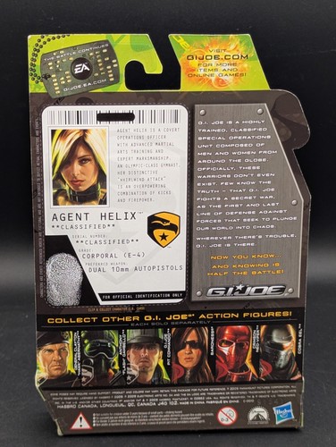 Hasbro GI Joe 2009 ROC Agent Helix nuevo/sellado B - Imagen 2 de 2