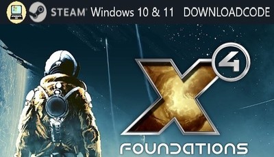 NEU PC Computer Spiel X4 Foundations für Windows 10 11 STEAM Download Code Key