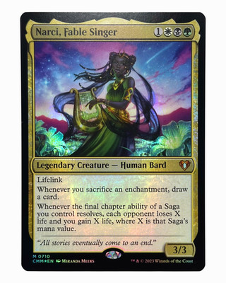 MTG | Narci, Fable Singer | Commander Masters | Foil | NM | EN