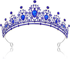 Crystal Tiara Crowns for Women Wedding Birthday Halloween Headband