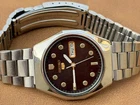 Vintage Seiko 5 Automatic Black Dial Men's Watch Japan Made Spares/Repair (504)