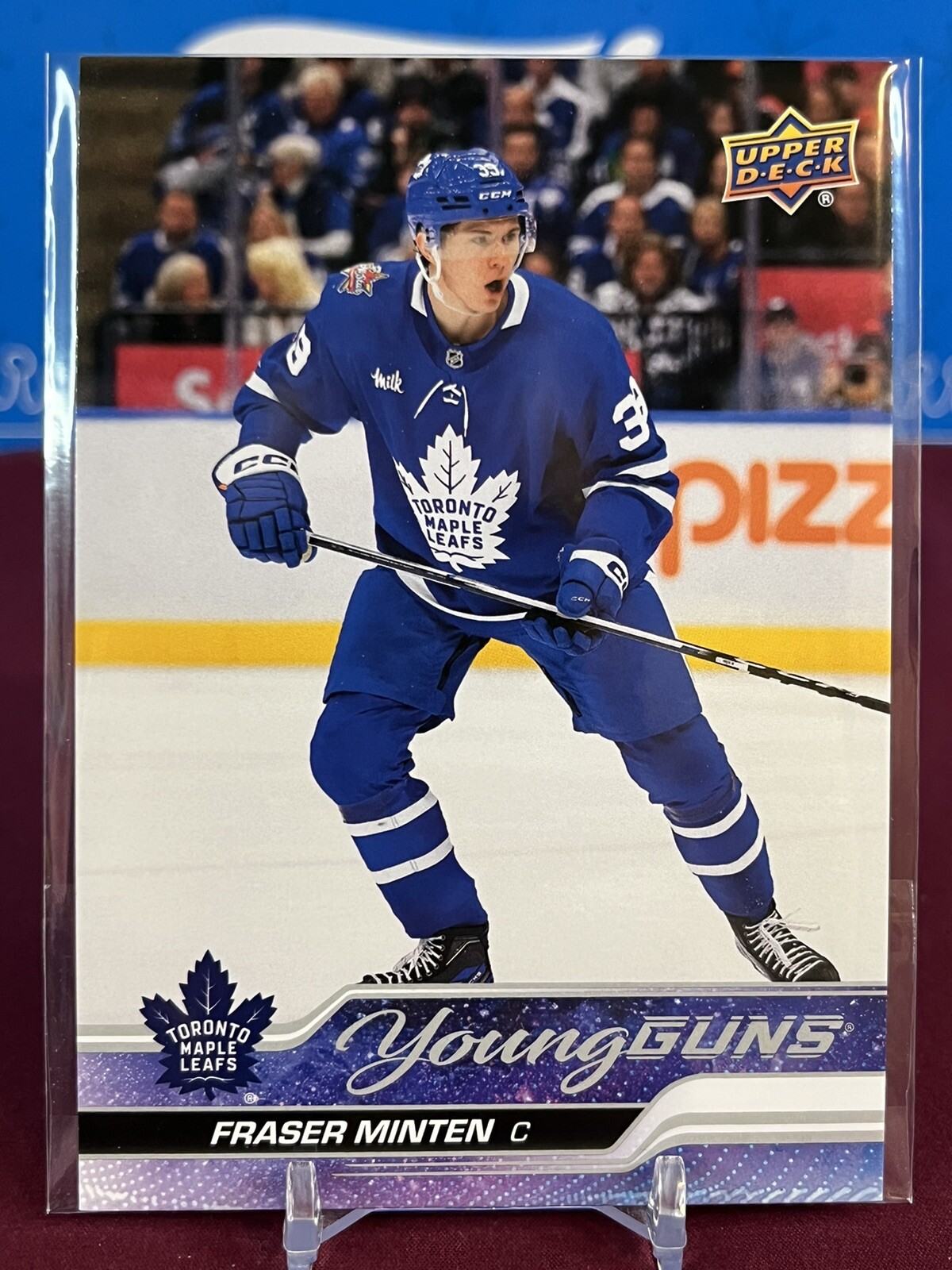 2023-24 Upper Deck Hockey Series 2 Young Guns Oversized Jumbo Fraser Minten #482