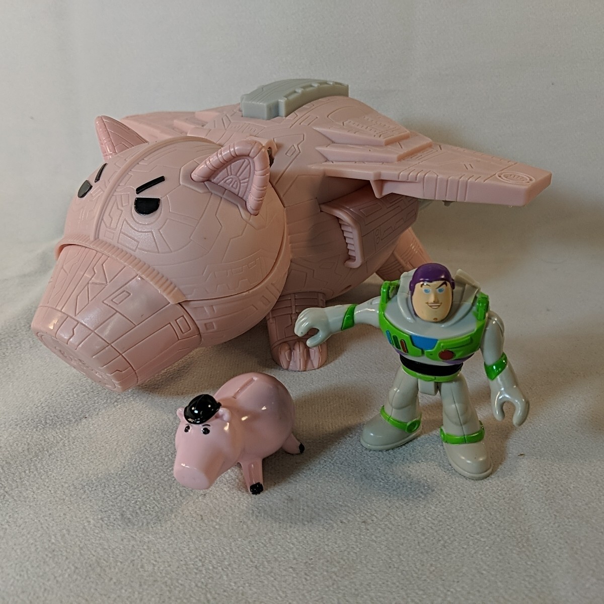 2009 Mattel Fisher Price Toy Story Dr Porkchop's Flying Pig